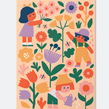 Paint by Numbers Kit & Canvas for Kids - Flower Patch