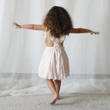 Chloé | Corduroy Cotton Anglaise Dress | Primrose