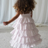 Amélie | Muslin Cotton Anglaise Dress | Seashell