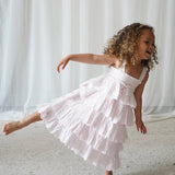 Amélie | Muslin Cotton Anglaise Dress | Seashell