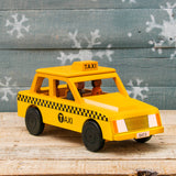 Wooden Taxi Car