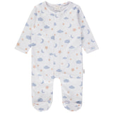 Moon and Stars Footie | Blue