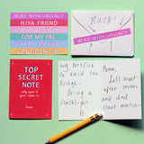 Top Secret Friendship Notes Set