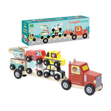 Truck and Trailer with Vehicles