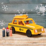 Wooden Taxi Car