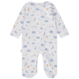 Moon and Stars Footie | Blue