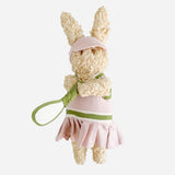 Plush Pickleball Bunny Doll Stuff Toy Baby Kid Sport Tennis