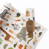 Single Party Animals Wrapping Sheet (Flat)
