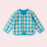 Blue Flowers Reversible Spring Jacket