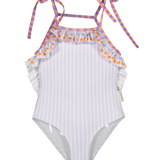Lavender Cherry Swimsuit