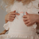 Chloé | Corduroy Cotton Anglaise Dress | Primrose
