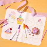Wipeable Silicone Coloring Mat - Sweet As
