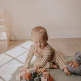 Wooden Blocks Set Multicoloured Toy for Children Cubes Block