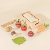 Wooden Vegetables Playset