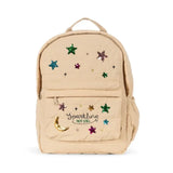 Juno Quilted Sequin Backpack - Cameo Rose