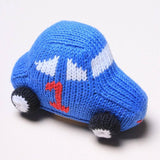 Organic Baby Toys - Newborn Rattles | Racing Car (Handmade)