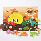 Creative Play Bath Stickers & Poster Set  - Dinosaurs