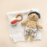 Teether Beach Cotton Crochet Rattle Ball
