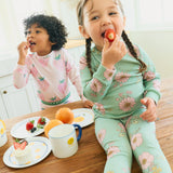 Green Bloom Pajama Set