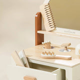 Wooden Beauty Station Playset and Accessories