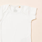 Natural Short Sleeve Baby Body - Single