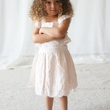 Chloé | Corduroy Cotton Anglaise Dress | Primrose