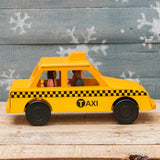 Wooden Taxi Car