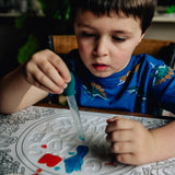 Alphabet Soup Sensory Coloring & Doodle Mat
