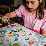 Alphabet Soup Sensory Coloring & Doodle Mat