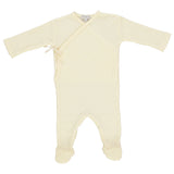 Bebe Wrap Overall Natural Pointelle