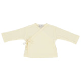 Bebe Wrap Tee Natural Pointelle
