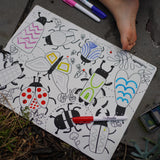 Busy Bugs Sensory Coloring & Doodle Mat