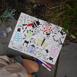 Busy Bugs Sensory Coloring & Doodle Mat