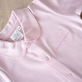 Peter Pan Pima Cotton Pink Onesie