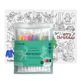 Deck The Halls Classic Coloring & Doodle Mat