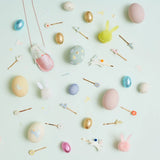 Daisy Enamel Hair Slides