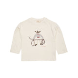 LS T-shirt with cowboy print