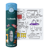 Toot Toot Honk Mini Coloring & Doodle Mat