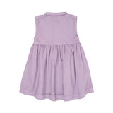 Organic Twill Dress with Collar