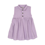 Organic Twill Dress with Collar