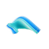 Silicone Fish Bath Scrub - Blue