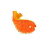 Silicone Fish Bath Scrub - Orange