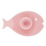 Silicone Mini Fish Scrub - Pink