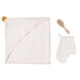 Cute Baby Bath Set - Natural