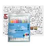 Toot Toot Honk Classic Coloring & Doodle Mat