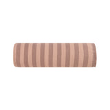 Vibes Cylindrical Cushion - Pink Mauve Stripes