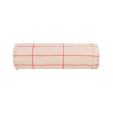 Vibes Cylindrical Cushion - Pink Red Grid