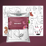 Wild Digits Sensory Coloring & Doodle Mat