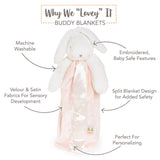 Blossom Bunny Buddy Blanket