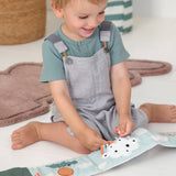 Fold-Out Soft Book Croco Green